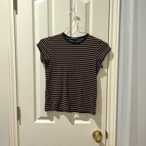 brandy melville striped tee